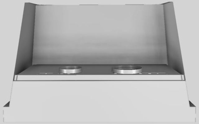 Vent-A-Hood® Designer Series 48" Stainless Steel Wall Mounted Range Hood-2