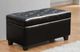 Titus Furniture Black Storage Bench-1