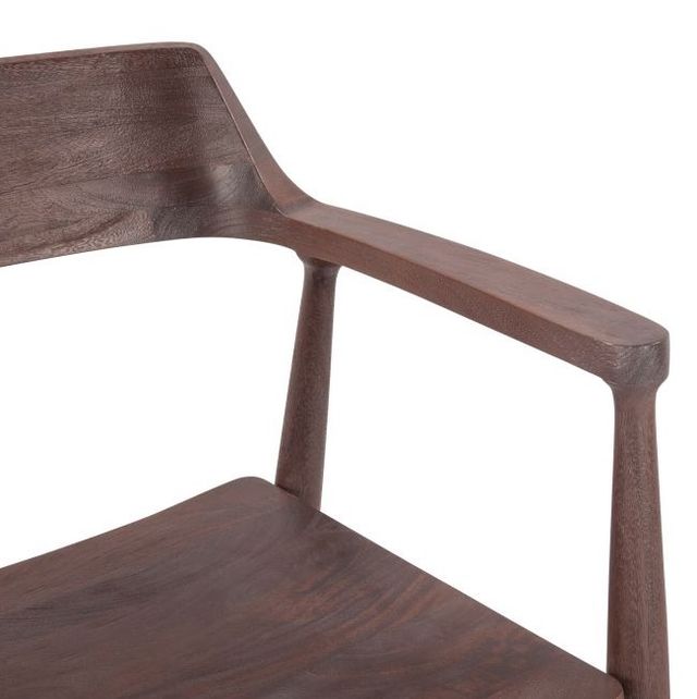 Home Trends & Design Cambridge Gray Septarian/Walnut Dining Chair-3