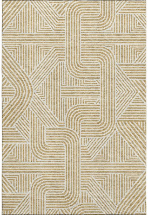 Dalyn™ Rug Company The Reserve TR14 Gold 5'x8' Area Rug-0