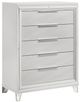 Coaster® Marmore White Chest-0