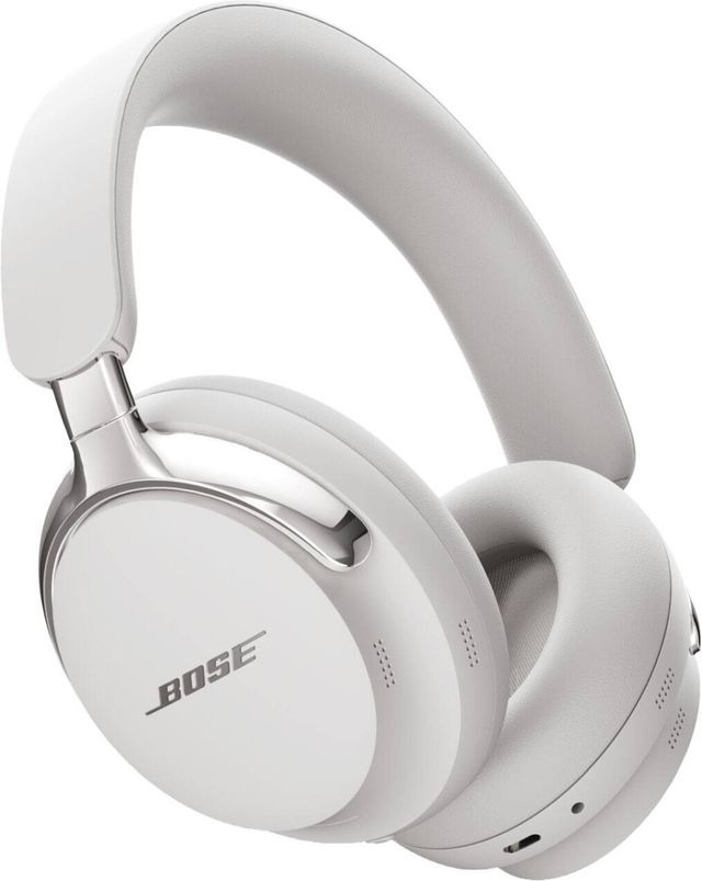 Bose® QuietComfort Ultra (2nd Gen) White Over-Ear Noise Cancelling Headphones-0