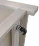 Liberty Furniture Laurel Bluff Antique White Regular Cocktail Table with Dust Grey Top-4