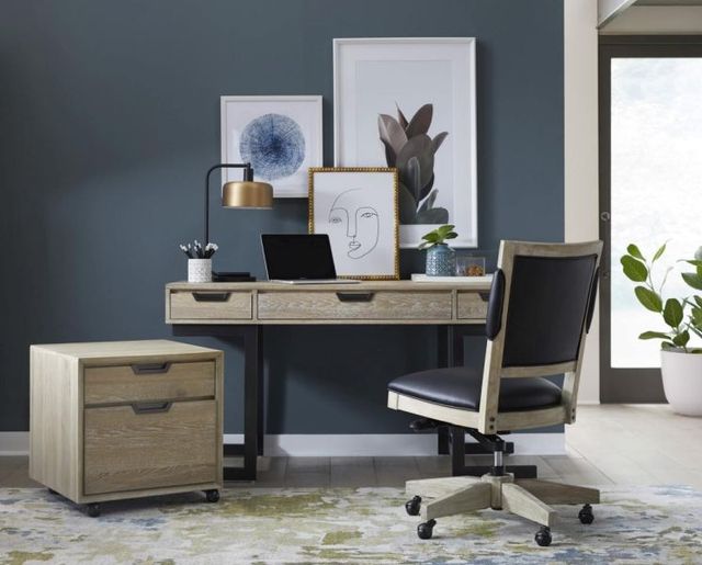 aspenhome® Harper Point Bleached Khaki 60" Writing Desk-1