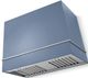 La Cornue CornuFé Loge 44" Provence Blue Wall Mounted Range Hood with Satin Chrome Trim-0