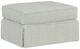 Fairfield® Customizable Olivia Ottoman with Traditional Base-0