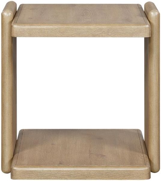 Bernards Agate Beige End Table-2
