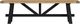 Intercon Hendricks Raven/Rustic Wheat Dining Bench-2