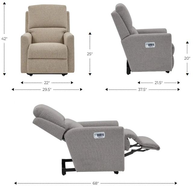 La-Z-Boy® Wynne Hazel Manual Swivel Glider Recliner-2