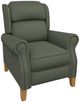Best® Home Furnishings Customizable Joanna High Leg Recliner with Honey Birch Legs-0