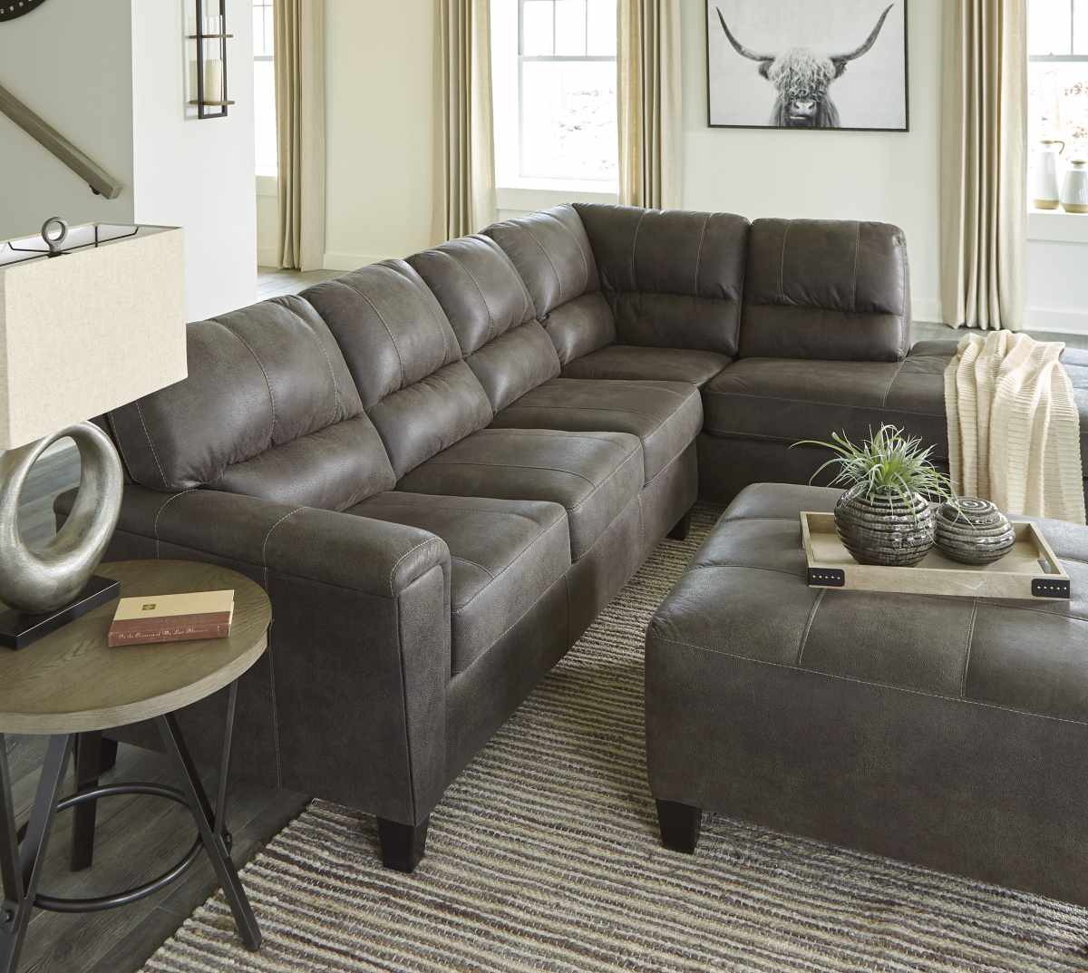 Navi smoke sectional discount