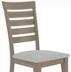 Canadel Gourmet Weathered Gray Washed Upholstered Side Chair-1
