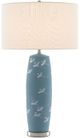 Currey & Company Sylph Off-White/Pastel Blue Table Lamp-0