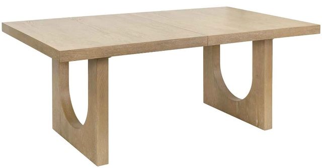 Martin Furniture Canyon Drive Cerused White Oak Extension Dining Table-0