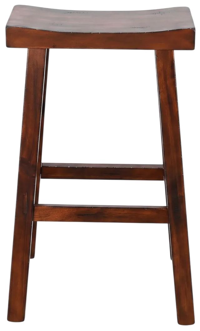 Sunny Designs™ Santa Fe Saddle Dark Chocolate 30" Stool-2