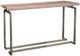 Horizon Home® Spectrum Onyx Stone Top Sofa Table with Metal Base-0