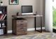 Monarch Specialties Inc. Brown Reclaimed Wood 48" Computer Desk-0
