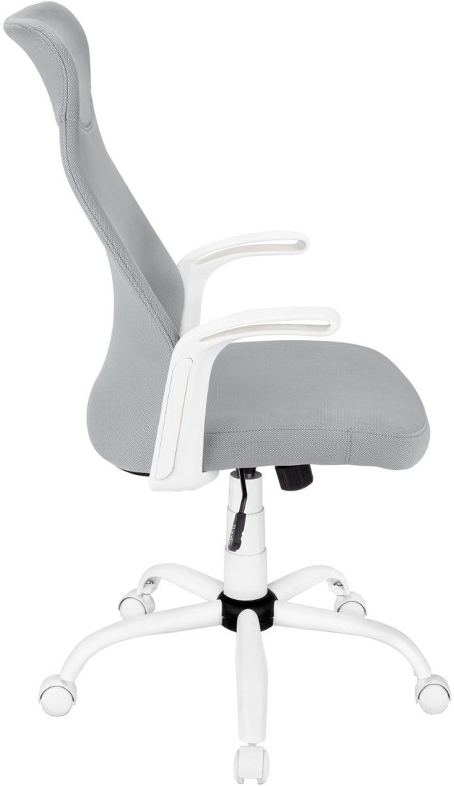 Monarch Specialties Inc. White/Grey Office Chair-2