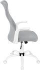 Monarch Specialties Inc. White/Grey Office Chair-2