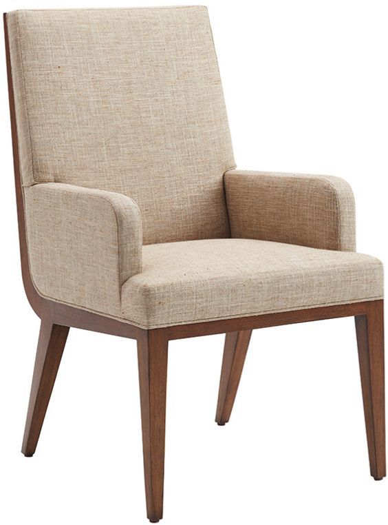 Lexington Home Kitano Marino Hazelnut/Medford Upholstered Arm Chair-0