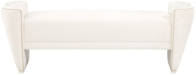 Michael Amini® La Terrazza Creamy Pearl Bed Bench-1