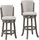 Avalon Furniture Antique Gray 24" Contempo Swivel Stool-1