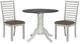Liberty Furniture Brook Bay 3-Piece  Carbon Gray/Textured White Drop Leaf Dining Set-0