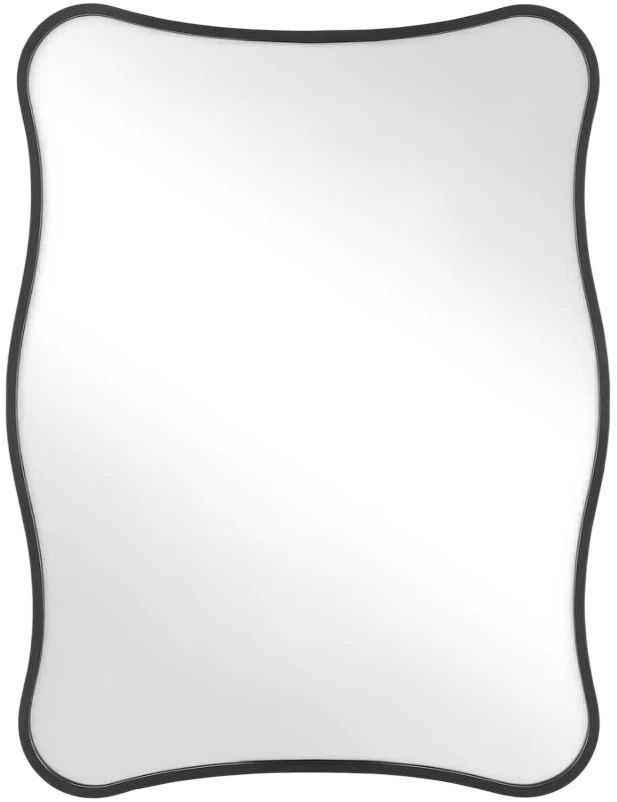 Uttermost® Pavia Satin Black Vanity Mirror-0