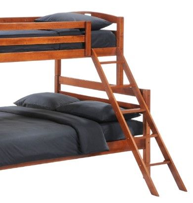 Night & Day Furniture™ Zest Bedroom Sesame Cherry Twin/Full Bunk Bed-1
