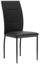 Furniture of America® Malin 2-Piece Black Leather/Metal Outdoor Chair Set-0