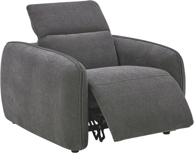 Moe’s Home Collection Eli Dusk Grey Power Recliner Chair-1