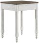 Liberty Furniture Magnolia Manor Weathered Bark Corner Filler with Antique White Base-0