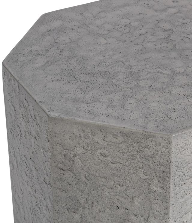Classic Home Morse Dark Gray Concrete Outdoor End Table-4