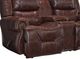 Best® Home Furnishings Customizable Genet Leather Manual Rocker Reclining Loveseat with Console-1