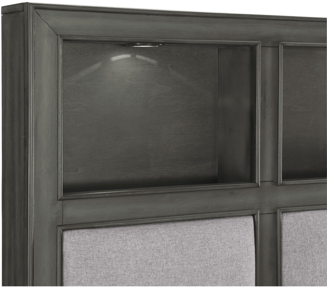 Homelegance® Wittenberry Gray/Pebble Queen Platform Storage Bed-3