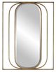 Uttermost® Replicate Gold Oval Mirror-0