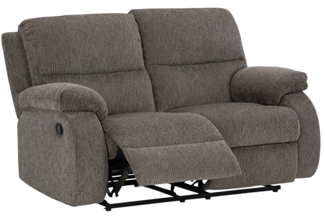 Signature Design by Ashley® Scranto Brindle Manual Reclining Loveseat-1