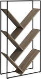 Monarch Specialties Inc. Dark Taupe Metal Bookcase-1