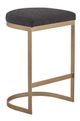 Olliix by Madison Park Maison Antique Gole and Charcoal Counter Stool-3