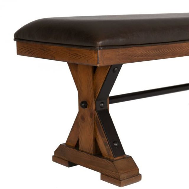 Intercon Denver Black Dining Bench-2