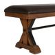 Intercon Denver Black Dining Bench-2