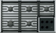 Wolf® 36" Stainless Steel Transitional Liquid Propane Cooktop-0