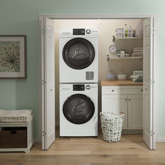 GE® White Front Load Laundry Pair-3