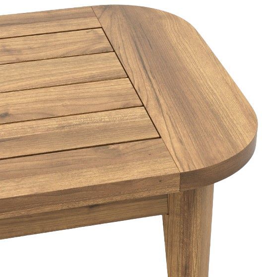 New Classic® Home Furnishings Bali Brown Eucalyptus Outdoor Coffee Table-3