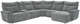 Homelegance® Tesoro 6-Piece Dark Gray Power Reclining Sectional and Chaise with Power Headrests and USB Ports-0