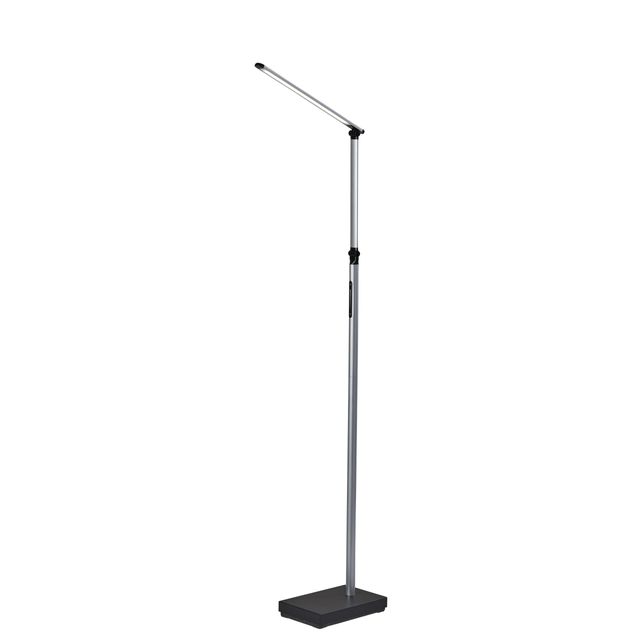Adesso® Lennox Black And Silver LED Multi-Function Floor Lamp-0