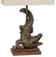 Lamps Per Se Green with Antique Brown Table Lamp-2