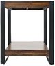 Jofran Inc. Loftworks Black/Brown End Table -1
