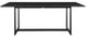 Armen Living Grand Black Outdoor Patio Dining Table-1