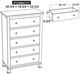 International Furniture Direct Antique Brown Chest-2